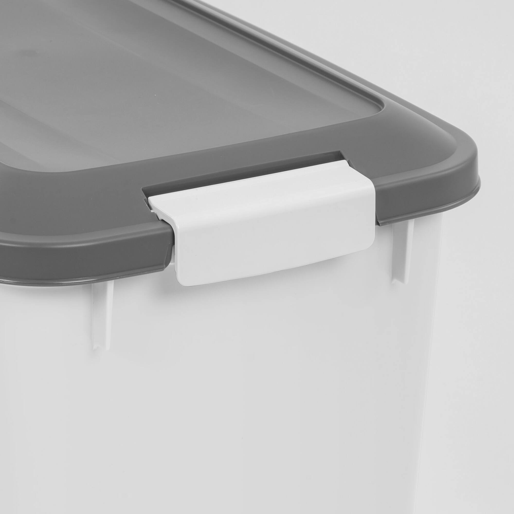 Iris® 30 lbs. Airtight Pet Food Container with Scoop, Gray